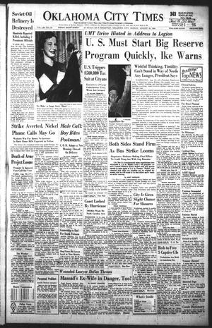 Oklahoma City Times (Oklahoma City, Okla.), Vol. 65, No. 175, Ed. 1 Monday, August 30, 1954