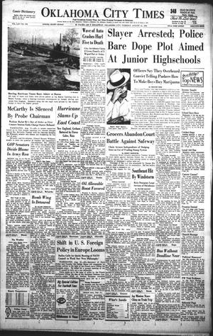 Primary view of object titled 'Oklahoma City Times (Oklahoma City, Okla.), Vol. 65, No. 176, Ed. 1 Tuesday, August 31, 1954'.