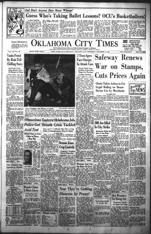 Primary view of object titled 'Oklahoma City Times (Oklahoma City, Okla.), Vol. 65, No. 189, Ed. 1 Wednesday, September 15, 1954'.