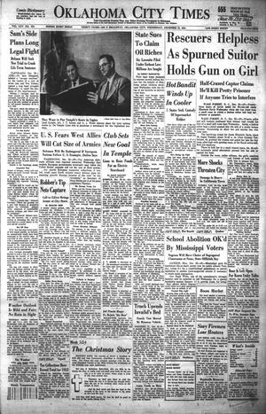 Oklahoma City Times (Oklahoma City, Okla.), Vol. 65, No. 273, Ed. 4 Wednesday, December 22, 1954