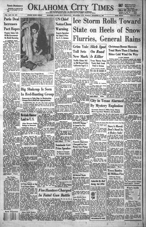 Primary view of object titled 'Oklahoma City Times (Oklahoma City, Okla.), Vol. 65, No. 277, Ed. 3 Monday, December 27, 1954'.