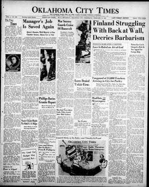 Oklahoma City Times (Oklahoma City, Okla.), Vol. 50, No. 228, Ed. 4 Wednesday, February 14, 1940