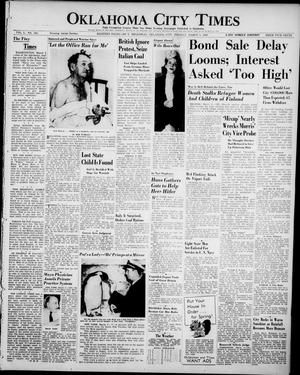Oklahoma City Times (Oklahoma City, Okla.), Vol. 50, No. 245, Ed. 3 Tuesday, March 5, 1940
