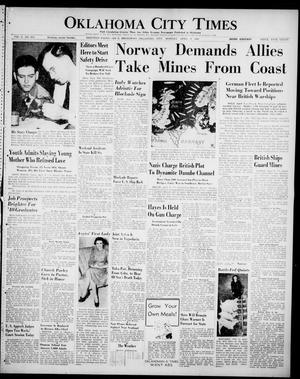 Oklahoma City Times (Oklahoma City, Okla.), Vol. 50, No. 274, Ed. 2 Monday, April 8, 1940