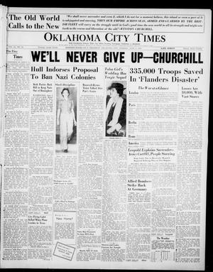 Oklahoma City Times (Oklahoma City, Okla.), Vol. 51, No. 11, Ed. 3 Tuesday, June 4, 1940
