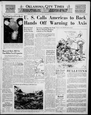 Oklahoma City Times (Oklahoma City, Okla.), Vol. 51, No. 24, Ed. 4 Wednesday, June 19, 1940