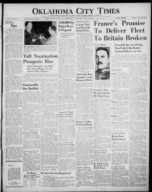Oklahoma City Times (Oklahoma City, Okla.), Vol. 51, No. 29, Ed. 3 Tuesday, June 25, 1940