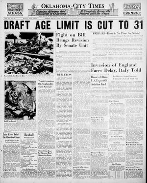 Oklahoma City Times (Oklahoma City, Okla.), Vol. 51, No. 60, Ed. 3 Wednesday, July 31, 1940