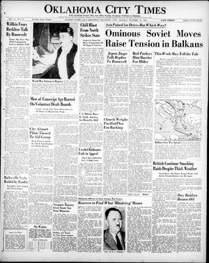 Oklahoma City Times (Oklahoma City, Okla.), Vol. 51, No. 124, Ed. 4 Monday, October 14, 1940