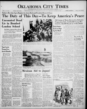 Oklahoma City Times (Oklahoma City, Okla.), Vol. 51, No. 126, Ed. 2 Wednesday, October 16, 1940
