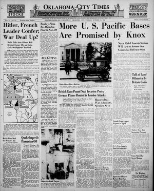 Oklahoma City Times (Oklahoma City, Okla.), Vol. 51, No. 131, Ed. 3 Tuesday, October 22, 1940