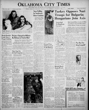 Primary view of object titled 'Oklahoma City Times (Oklahoma City, Okla.), Vol. 51, No. 156, Ed. 3 Wednesday, November 20, 1940'.