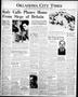 Thumbnail image of item number 1 in: 'Oklahoma City Times (Oklahoma City, Okla.), Vol. 51, No. 193, Ed. 2 Thursday, January 2, 1941'.