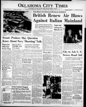 Primary view of object titled 'Oklahoma City Times (Oklahoma City, Okla.), Vol. 52, No. 43, Ed. 2 Thursday, July 10, 1941'.