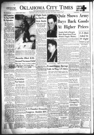 Oklahoma City Times (Oklahoma City, Okla.), Vol. 62, No. 33, Ed. 3 Friday, March 16, 1951
