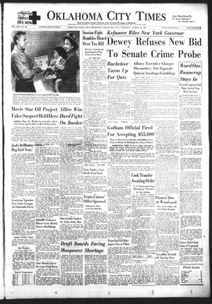 Oklahoma City Times (Oklahoma City, Okla.), Vol. 62, No. 38, Ed. 1 Thursday, March 22, 1951