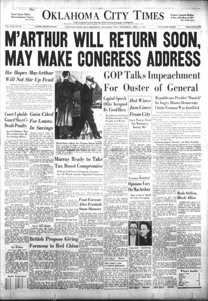 Oklahoma City Times (Oklahoma City, Okla.), Vol. 62, No. 55, Ed. 1 Wednesday, April 11, 1951