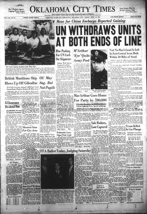 Oklahoma City Times (Oklahoma City, Okla.), Vol. 62, No. 69, Ed. 4 Friday, April 27, 1951