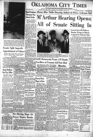 Oklahoma City Times (Oklahoma City, Okla.), Vol. 62, No. 74, Ed. 4 Thursday, May 3, 1951