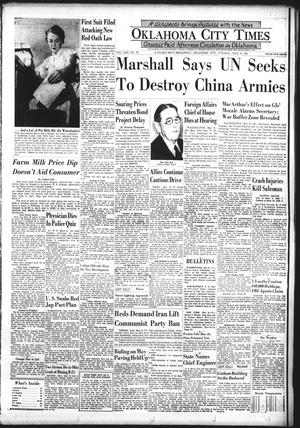 Oklahoma City Times (Oklahoma City, Okla.), Vol. 62, No. 78, Ed. 2 Tuesday, May 8, 1951