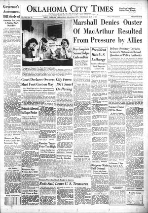 Oklahoma City Times (Oklahoma City, Okla.), Vol. 62, No. 79, Ed. 1 Wednesday, May 9, 1951