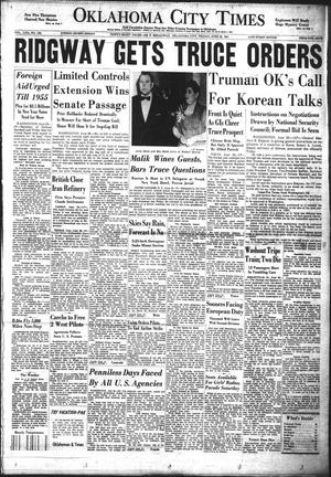 Oklahoma City Times (Oklahoma City, Okla.), Vol. 62, No. 123, Ed. 4 Friday, June 29, 1951