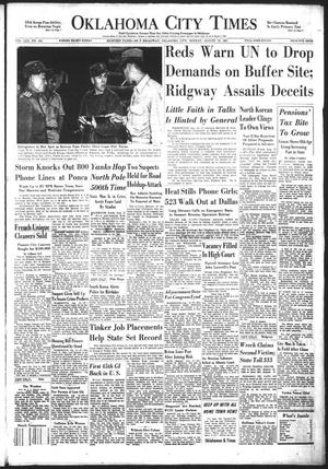Oklahoma City Times (Oklahoma City, Okla.), Vol. 62, No. 161, Ed. 1 Monday, August 13, 1951