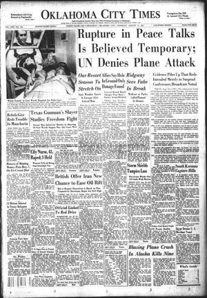Oklahoma City Times (Oklahoma City, Okla.), Vol. 62, No. 170, Ed. 4 Thursday, August 23, 1951