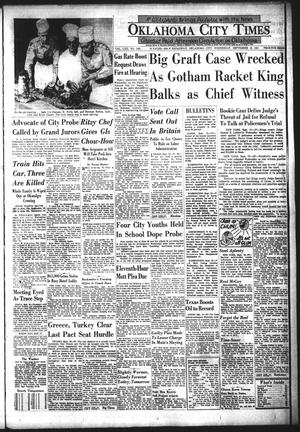 Primary view of object titled 'Oklahoma City Times (Oklahoma City, Okla.), Vol. 62, No. 193, Ed. 2 Wednesday, September 19, 1951'.