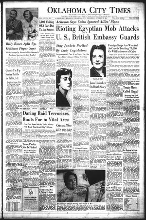 Oklahoma City Times (Oklahoma City, Okla.), Vol. 64, No. 211, Ed. 1 Wednesday, October 10, 1951