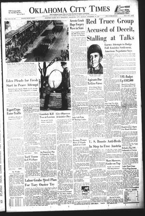 Oklahoma City Times (Oklahoma City, Okla.), Vol. 62, No. 239, Ed. 1 Monday, November 12, 1951