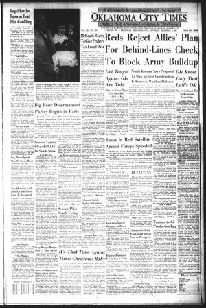 Oklahoma City Times (Oklahoma City, Okla.), Vol. 62, No. 256, Ed. 2 Saturday, December 1, 1951