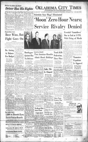 Primary view of object titled 'Oklahoma City Times (Oklahoma City, Okla.), Vol. 68, No. 256, Ed. 1 Wednesday, December 4, 1957'.