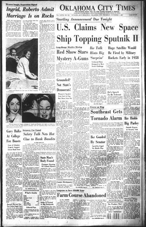 Oklahoma City Times (Oklahoma City, Okla.), Vol. 68, No. 233, Ed. 3 Thursday, November 7, 1957