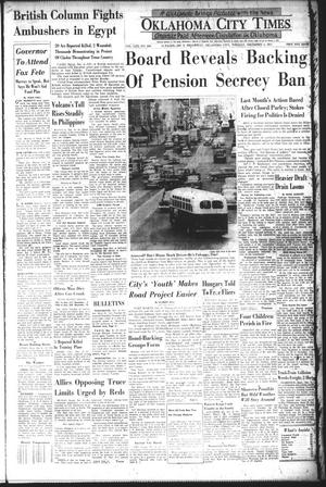 Primary view of object titled 'Oklahoma City Times (Oklahoma City, Okla.), Vol. 62, No. 258, Ed. 2 Tuesday, December 4, 1951'.