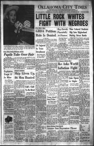 Oklahoma City Times (Oklahoma City, Okla.), Vol. 68, No. 194, Ed. 4 Monday, September 23, 1957