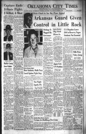 Oklahoma City Times (Oklahoma City, Okla.), Vol. 68, No. 201, Ed. 3 Tuesday, October 1, 1957