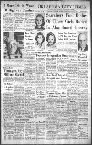 Oklahoma City Times (Oklahoma City, Okla.), Vol. 68, No. 169, Ed. 3 Saturday, August 24, 1957