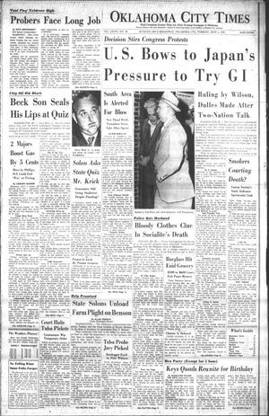 Oklahoma City Times (Oklahoma City, Okla.), Vol. 68, No. 99, Ed. 3 Tuesday, June 4, 1957