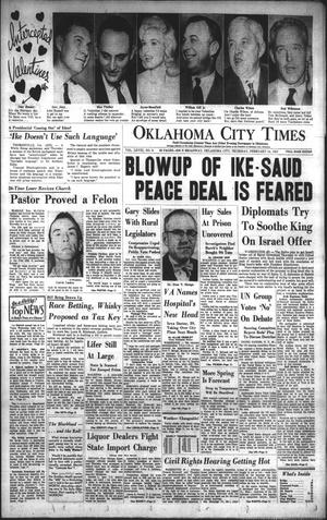 Oklahoma City Times (Oklahoma City, Okla.), Vol. 68, No. 5, Ed. 1 Thursday, February 14, 1957