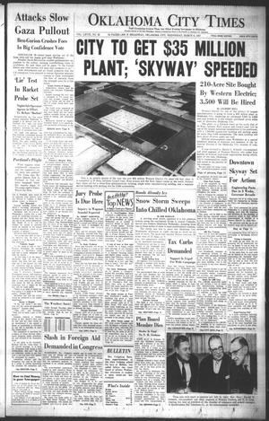 Oklahoma City Times (Oklahoma City, Okla.), Vol. 68, No. 22, Ed. 1 Wednesday, March 6, 1957