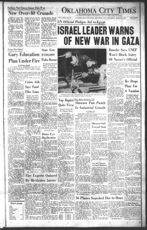 Oklahoma City Times (Oklahoma City, Okla.), Vol. 68, No. 28, Ed. 3 Wednesday, March 13, 1957