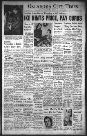 Oklahoma City Times (Oklahoma City, Okla.), Vol. 67, No. 312, Ed. 1 Wednesday, February 6, 1957