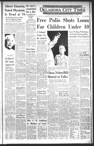 Oklahoma City Times (Oklahoma City, Okla.), Vol. 66, No. 60, Ed. 2 Monday, April 18, 1955