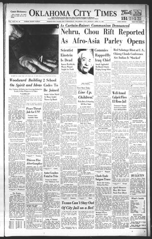 Oklahoma City Times (Oklahoma City, Okla.), Vol. 66, No. 60, Ed. 3 Monday, April 18, 1955