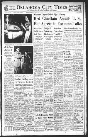 Oklahoma City Times (Oklahoma City, Okla.), Vol. 66, No. 61, Ed. 3 Tuesday, April 19, 1955