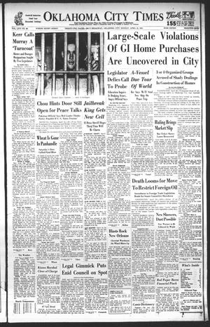 Oklahoma City Times (Oklahoma City, Okla.), Vol. 66, No. 66, Ed. 3 Monday, April 25, 1955