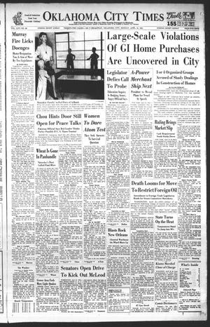 Oklahoma City Times (Oklahoma City, Okla.), Vol. 66, No. 66, Ed. 4 Monday, April 25, 1955