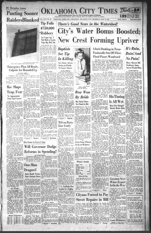 Primary view of object titled 'Oklahoma City Times (Oklahoma City, Okla.), Vol. 66, No. 86, Ed. 3 Wednesday, May 18, 1955'.