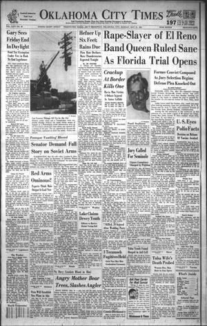 Primary view of object titled 'Oklahoma City Times (Oklahoma City, Okla.), Vol. 66, No. 90, Ed. 3 Monday, May 23, 1955'.